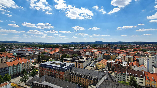 Bayreuth von oben - die Stadt aus der Vogelperspektive