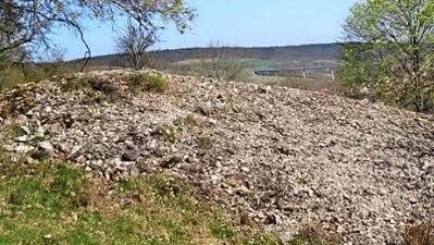 Große Lesesteinriegel existieren noch im Maital. Fotos: Heike Beudert