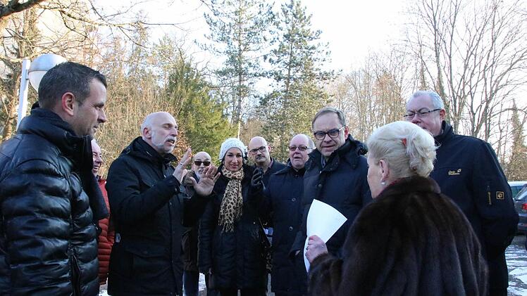 Eindrücke vom Ortstermin des Stadtrates. Foto: Ralf Ruppert