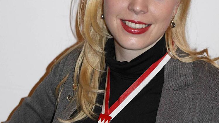 Monique Fuß, neue Trägerin des Ordens Till von Franken. Foto: Thomas Dill