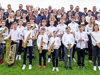 Die Musikerinnen und Musiker in Ebensfeld freuen sich schon auf ihren großen Auftritt.