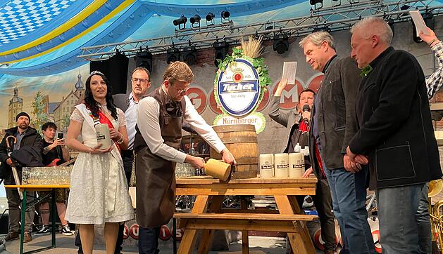 Nürnberg: O'zapft is! Das Frühlingsfest am Dutzendteich beginnt