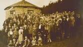 Ein historisches Bild: Das Fuldaer Haus wurde offiziell eingeweiht. Foto: Rhönklubarchiv