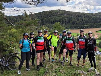 Die MTB-&bdquo;Profis&ldquo; auf dem Jurasteig in der sch&ouml;nen Oberpfalz
