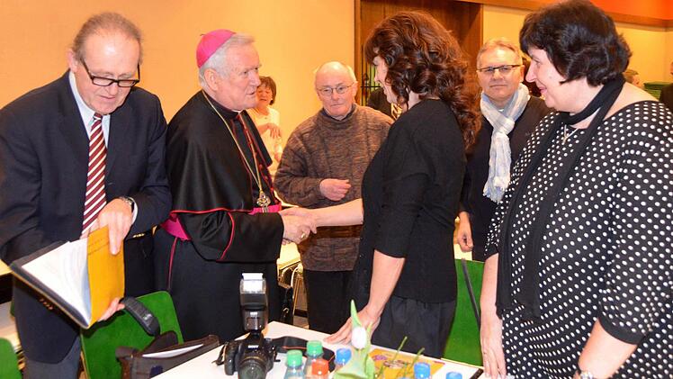 Besuch des Bischofs in Bad Kissingen. Foto: Peter Rauch