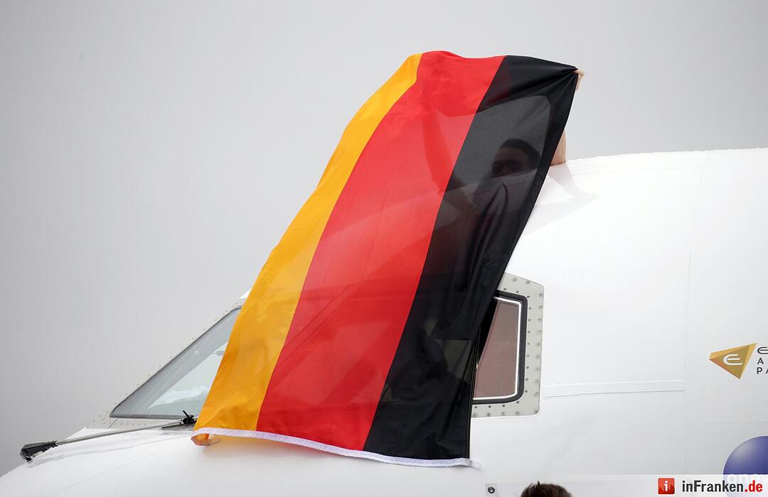 Handball-Nationalmannschaft - Ankunft Tegel