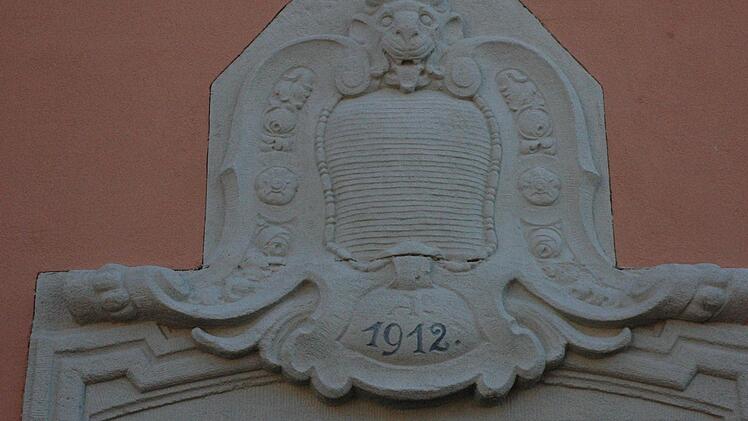 Das alte Wappen des Rentamtes aus dem Jahr 1912
