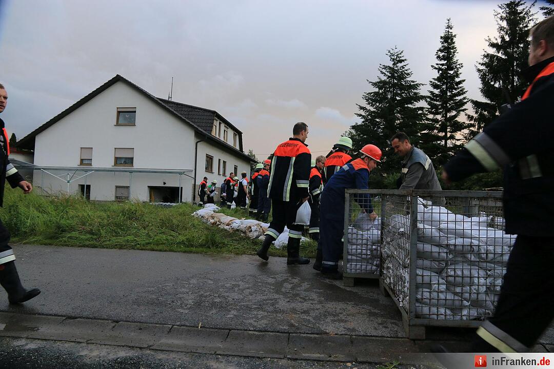 Hochwasser in Rauhenebrach
