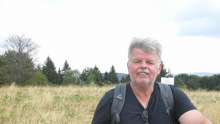 Wanderer Roland Schlössinger aus Salz bei Bad Neustadt Foto: Joachim Rübel