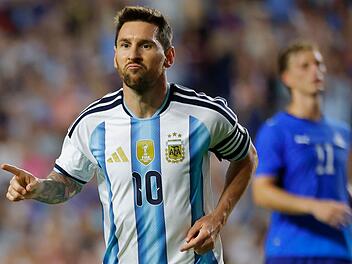 Lionel Messi peilt bei der WM mit Argentinien die Titelverteidigung an.