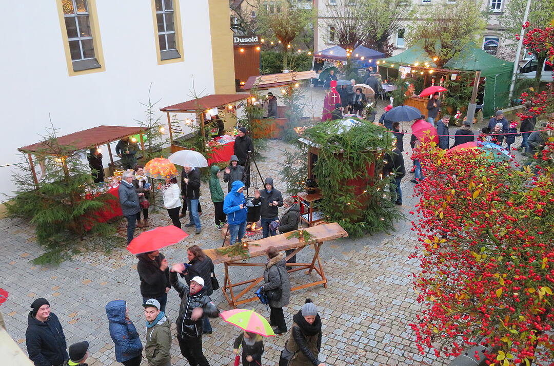 Klein aber fein: Die Eröffnung des Ebensfelder Weihnachtsmarkt 2018