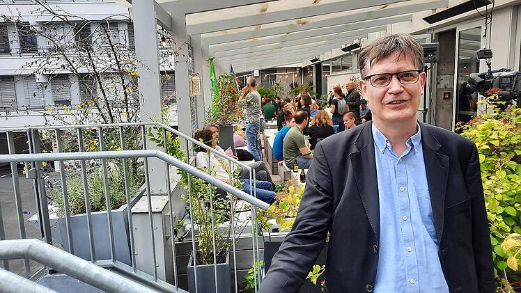 Wahlparty der Grünen am Wahlabend