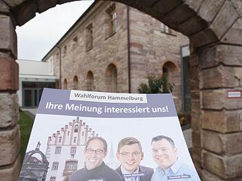 Heute findet das Wahlforum in Hammelburg mit den drei Bürgermeisterkandidaten statt. Foto: Arkadius Guzy