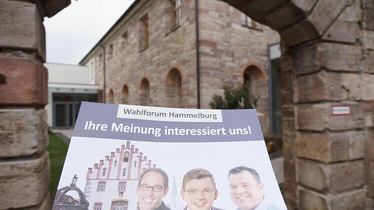Heute findet das Wahlforum in Hammelburg mit den drei Bürgermeisterkandidaten statt. Foto: Arkadius Guzy