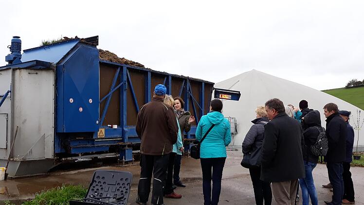 Die Biogasanlage ist ein wichtiger Baustein der Dorfheizung. Sie liefert aber nicht nur W&auml;rme, sondern auch Strom. Foto: Energievision Franken