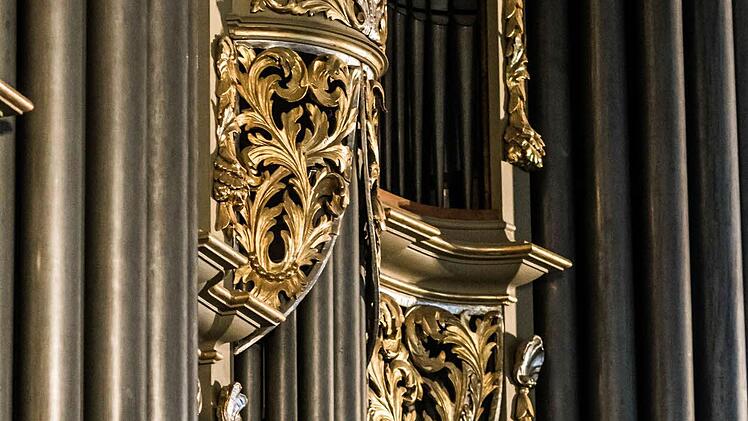 Reich verziert: Prospekt der Schuke-Orgel in der Coburger Morizkirche (Detail)Foto: Jochen Berger