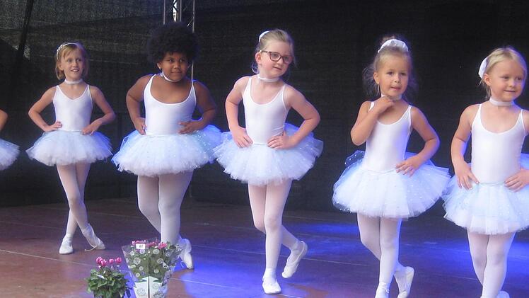 Die Kleinen der Ballettgruppe Hufnagel ernteten bei ihrem Auftritt viel Applaus. Paul Hader