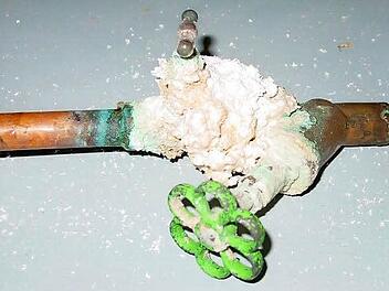 Kalk im Trinkwasser kann Schäden anrichten, wie dieses Symbolbild - das wohlgemerkt nicht aus dem Zweckverband stammt - drastisch zeigt. Beim Zweckverband "Veitensteingruppe" will man jedoch die hohen Härtegrade weiter in Kauf nehmen, da die Trinkwasserqualität aus dem Kottendorfer Versorgungsgebiet allgemein als sehr gut gilt. Foto: Archiv