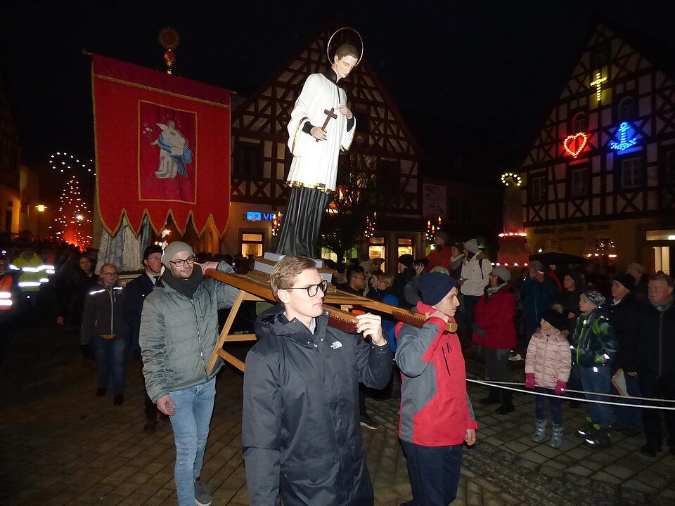Lichterprozession in Pottenstein 2019