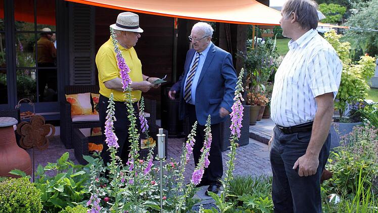Im Garten der Familie Schmitt. Foto: Michael Wunder