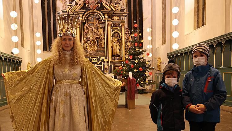 Impressionen vom Besuch des Nürnberger Christkinds.