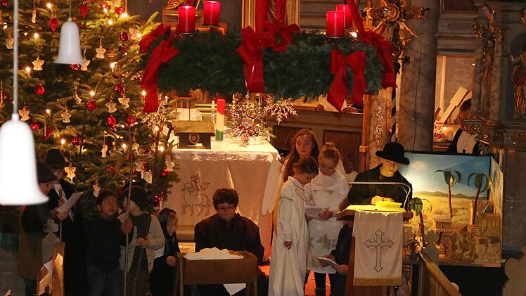Der Gottesdienst in UntersteinachFoto: Klaus Klaschka