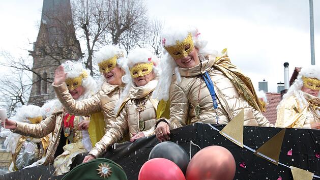 Der Forchheimer Faschingszug 2020 ist ein Spektakel f&uuml;r alle.  Foto: Josef Hofbauer