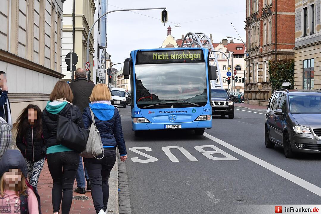 Bombendrohung: ZOB in Bamberg evakuiert