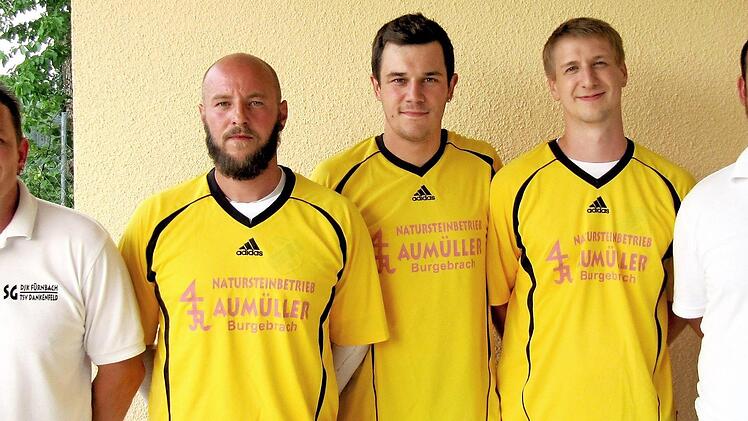 Vorstellung bei der SG, von links: Reiner Weinbeer, Sebastian Stäblein, Peter Zink, Andreas Demuth, Stefan Krug Foto: rn