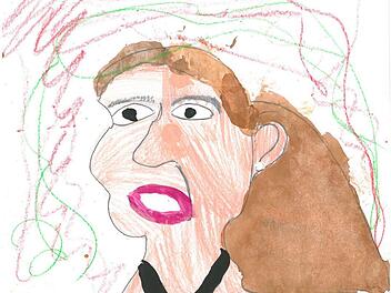 Diana Kerzinger gemalt von Elise