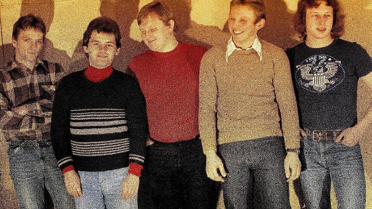 Zweite Besetzung von Mercury (von links): Richard Schmitt, Manfred Gareis, Kurt Schleicher, Günther Stenglein und Paul Pock.