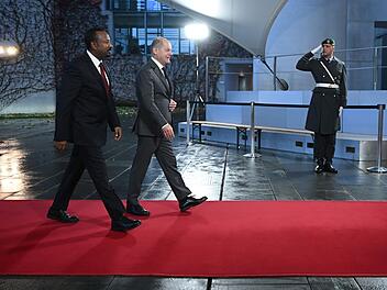 Olaf Scholz und Abiy Ahmed Ali