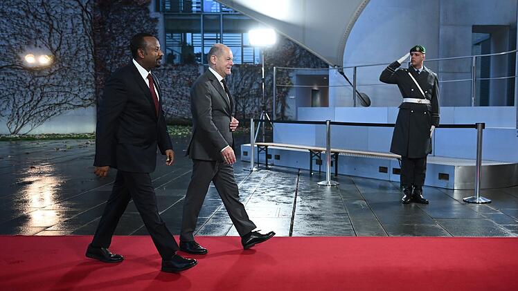 Olaf Scholz und Abiy Ahmed Ali