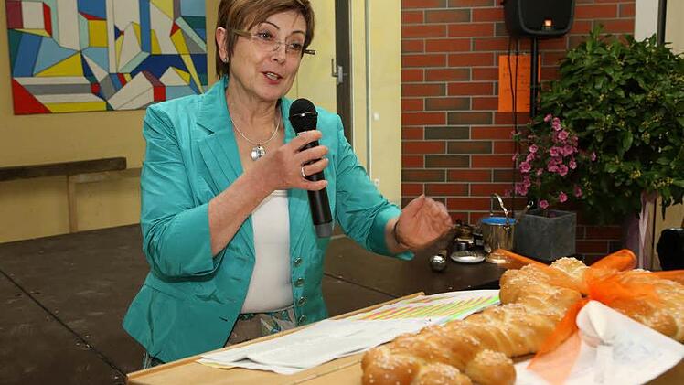 Kam als Geldgeberin von der Regierung von Oberfranken, Luzia scherr.Foto: Barbara Herbst