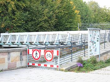 Der Schwarze Steg ist gesperrt.  Foto: Friedwald Schedel