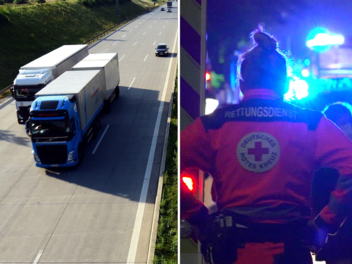 Schwerer Lkw-Unfall