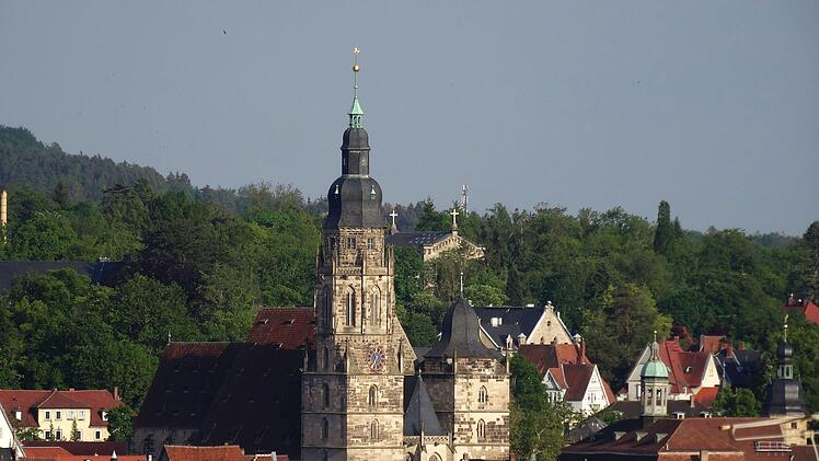 Die Morizkirche im Herzen von Coburg ist das größte und das älteste Gotteshaus von Coburg. Ihre Anfänge gehen auf das 13. Jahrhundert zurück.  Rund um  Ostern 1530 predigte Martin Luther sieben Mal in der Kirche.Foto: Jochen Berger