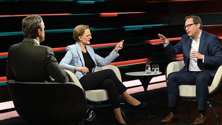 Franziska Brantner und Martin Huber warfen sich am Mittwochabend gegenseitig Vorwürfe an den Kopf und konnten keinen gemeinsamen Nenner finden.