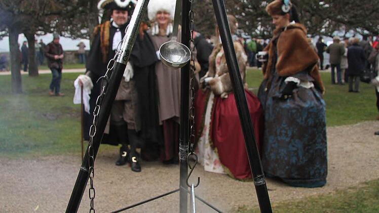 Die historischen Kostüme sorgten zum Neujahr einmal mehr für Bewunderung.