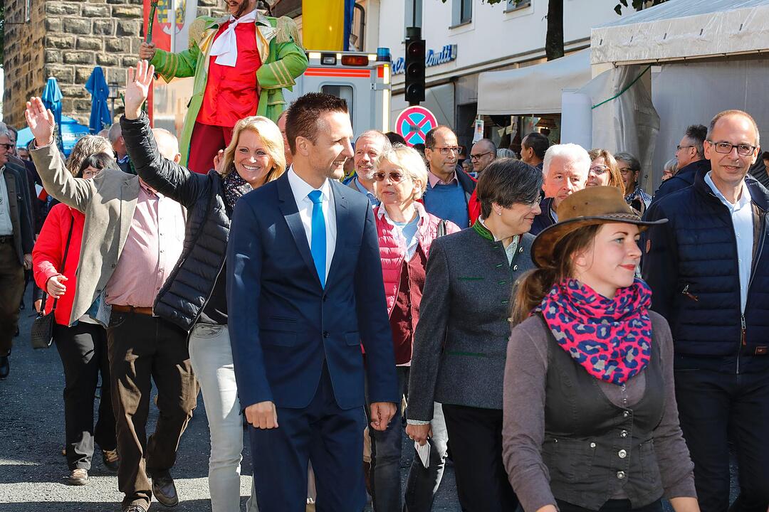 Korbmarkt in Lichtenfels am Samstag