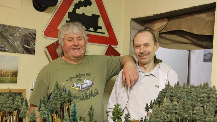 Brüder im Geiste: Peter Fischer und Bernd Deinlein.Diana Fuchs