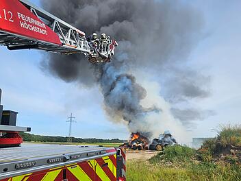 Feuer bei Biogasanlage Kairlindach