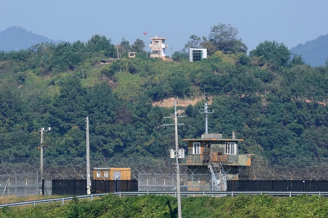 Grenze zwischen S&uuml;dkorea und Nordkorea