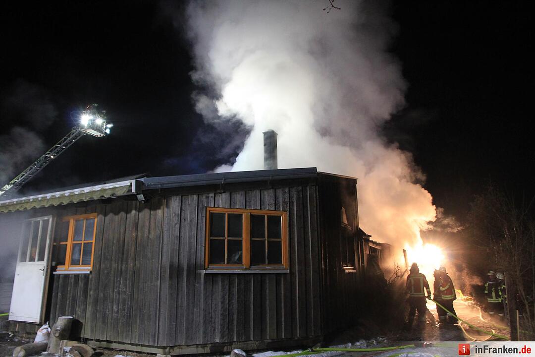 Feuer in Schreinerei in Heroldsbach
