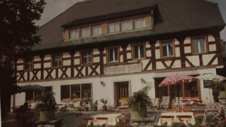 Der Gasthof nach dem Umbau 1955. Repro: Carmen Schwind