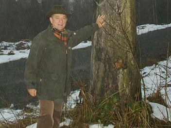 Bei seinem Rundgang mit Forstdirektor Fritz Maier zeigte Albert Gremer noch einmal den gelungenen Waldumbau in seinem Revier, aber auch die kleinen Wunden, welche die Stürme "Wiebke" und "Kyrill" hinterlassen haben. Foto: Manfred Ziereis
