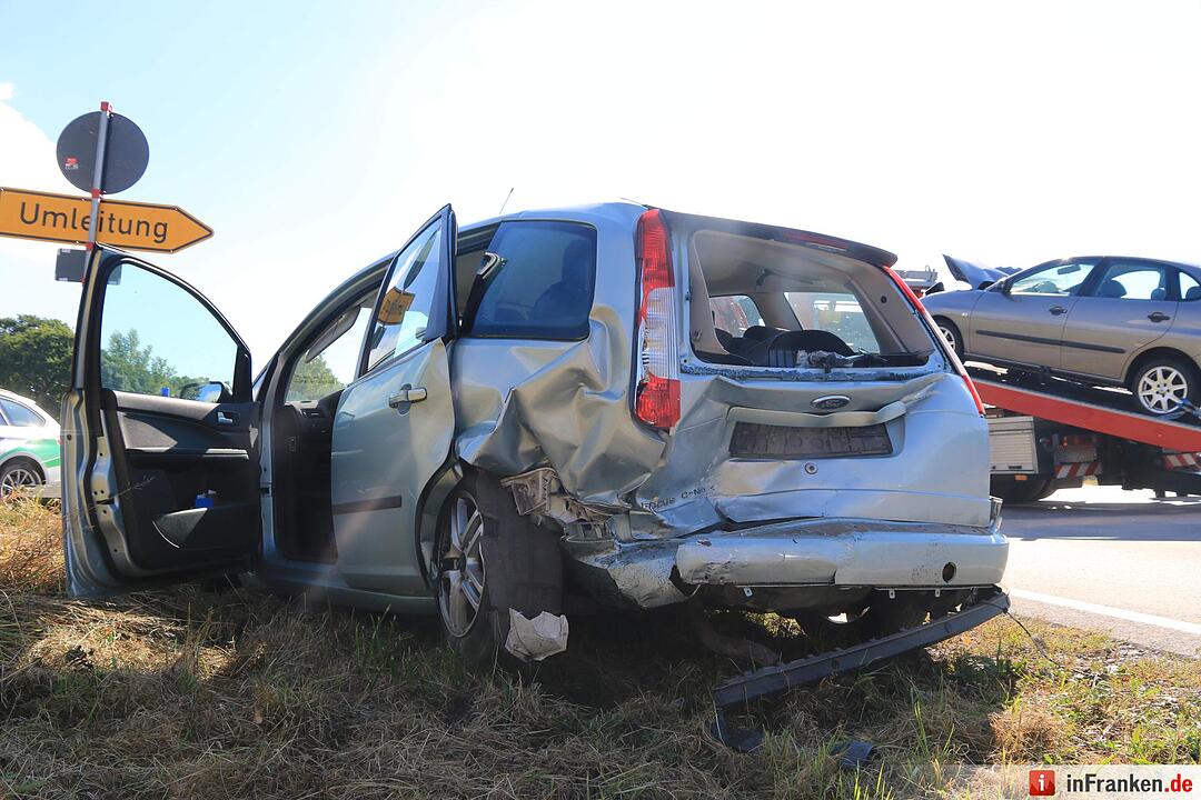 Unfall auf der B26 bei Gädheim