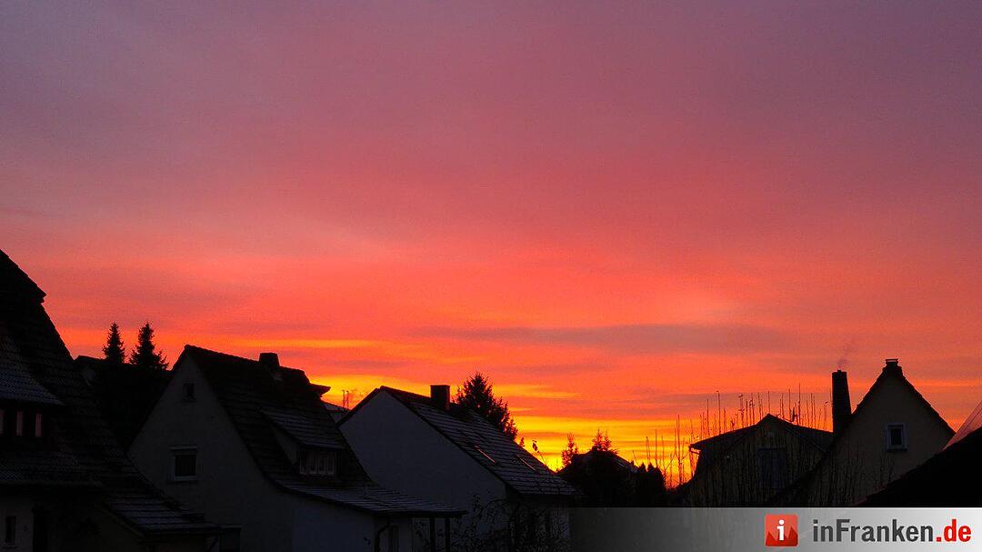Leserbilder: Sonnenuntergang in Franken