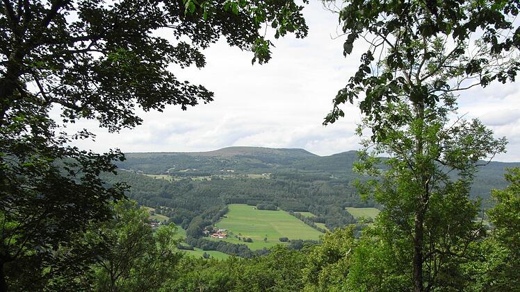 Die Aussicht vom Lösershag aus zur Dammersfeldkuppe auf dem Truppenübungsplatz. Foto: Joachim Rübel
