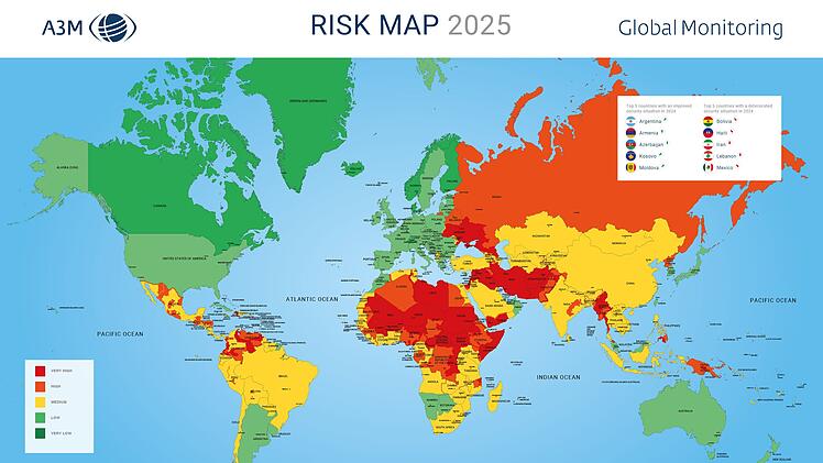 Karte, Map, Risiko, Reise, Gefahr, Gefährlich, Risk Map